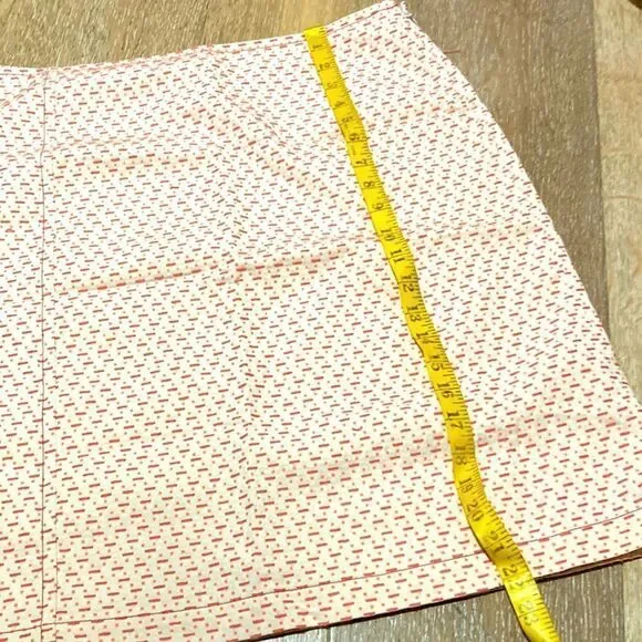 Weekend MaxMara Off-white and pink textured skirt size 10 - Picture 7 of 8